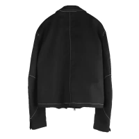 Post Archive Faction  2.0 black open line loose jacket