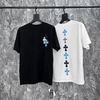 chrome-hearts-mutli-blue-cross-t-shirt