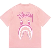 BAPE × stussy ILL COLLABORATION Shark T-shirt