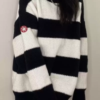 CAVEMPT Panda Stripe Hole Sweater