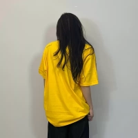 CAVEMPT 24SS geometric yellow short-sleeved shirt