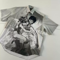 VETEMENTS M24SS anime digital printing short sleeve