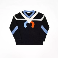 Kiko kostadinov V-neck OS pullover sweater