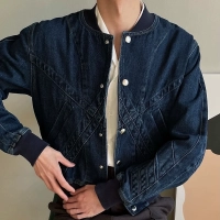 Stefan Cooke blue diamond denim jacket