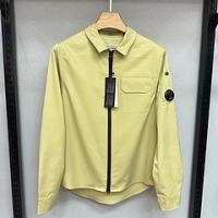 CP Company Lens Logo  Casual Gabardine Garment Dyed Utility jacket