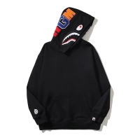 A Bathing Ape Shark Pullover Hoody Black