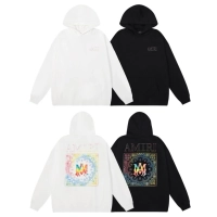 AMIRI Rainbow Bandana Logo Sweatshirt Hoodie