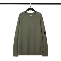 CP Company Diagonal Fleece Lens Crew Sweatshirt