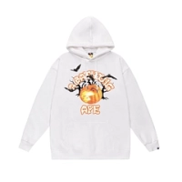 BAPE Halloween Jack O&#039; Lantern College Hoodie