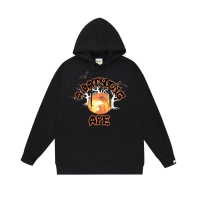 BAPE Halloween Jack O&#039; Lantern College Hoodie