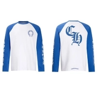 Chrome Hearts CH Baseball Shirt White/Blue