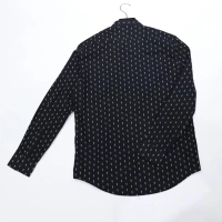 Collarless Long Sleeve Shirt