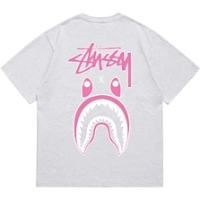 BAPE × stussy ILL COLLABORATION Shark T-shirt