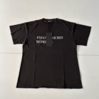 Enfants Riches Déprimés Feel free to contrast the rag sense ERD melancholy rich second generation letter slogan ready-to-wear dyed washed destruction short sleeves