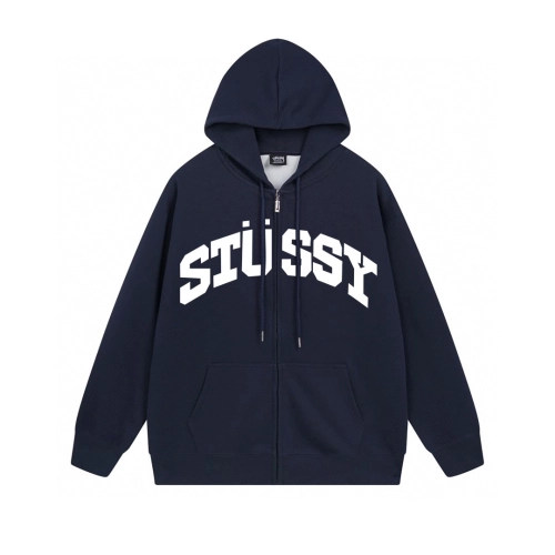 Stussy Men Block Sport Zip Hoodie