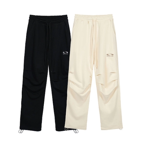 Grailz Embroidered Logo Loose Straight Pants