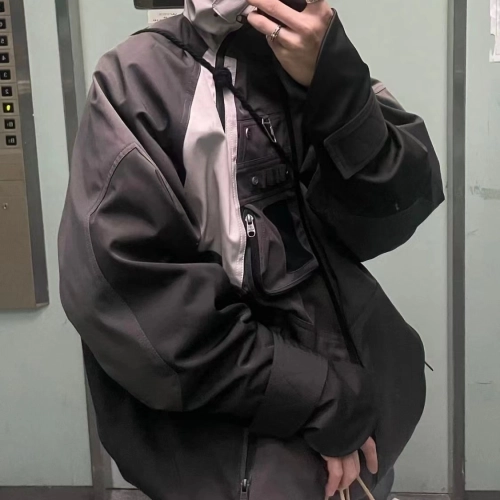 Deeptwon Harajuku Techwear Y2K Loose Functional Jacket