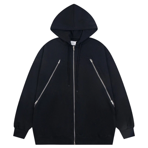 Mm6 Zip Up Hoodie