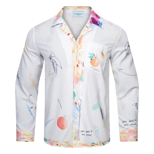 Casablanca Artist Orange Print shirt