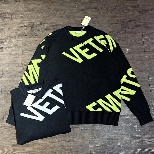 Vetements Allover Logo Knitwear