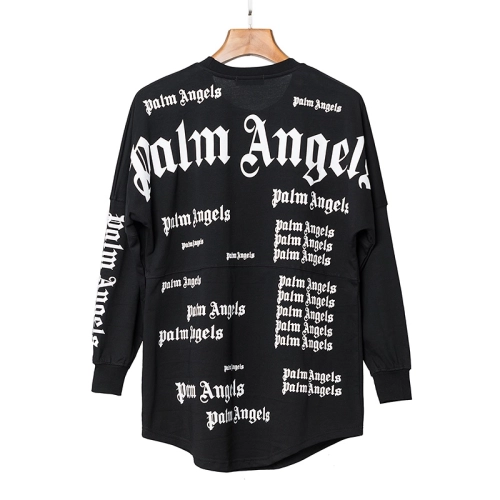 Palm Angels Long Sleeve Multi Logo Tee