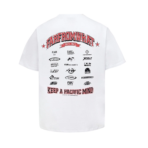 Far Arichive Printed Letters Logo Loose T-Shirt