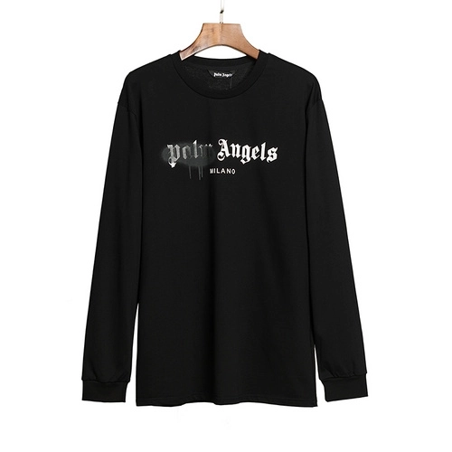 Palm Angels angel oversize pure cotton round neck