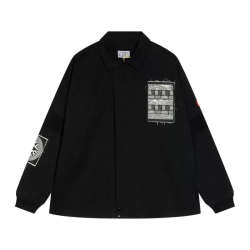 CAV EMPT retro patch fringe jacket