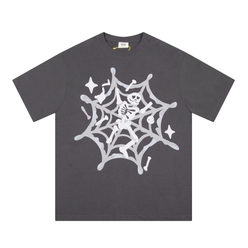 Broken Planet Spider Web Print Tee