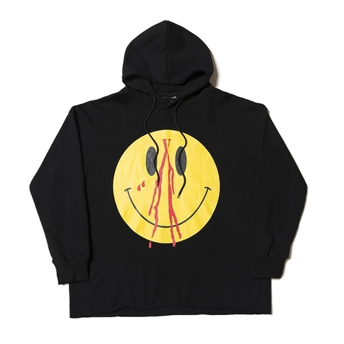 Vlone Smiley Face Black Hoodie