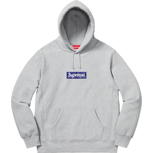 Supreme Bandana Box Logo Hooded Sweatshirt