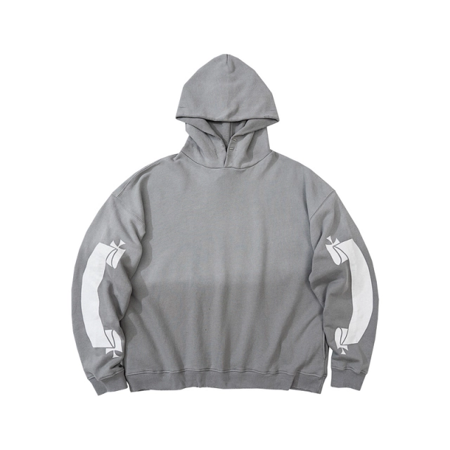 ASKYURSELF Distressed Fleece Hoodie