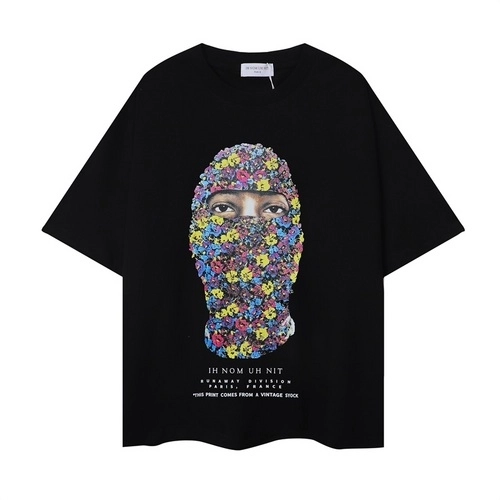 IH NOM UH NIT PARIS Flower Mask Printing T Shirt