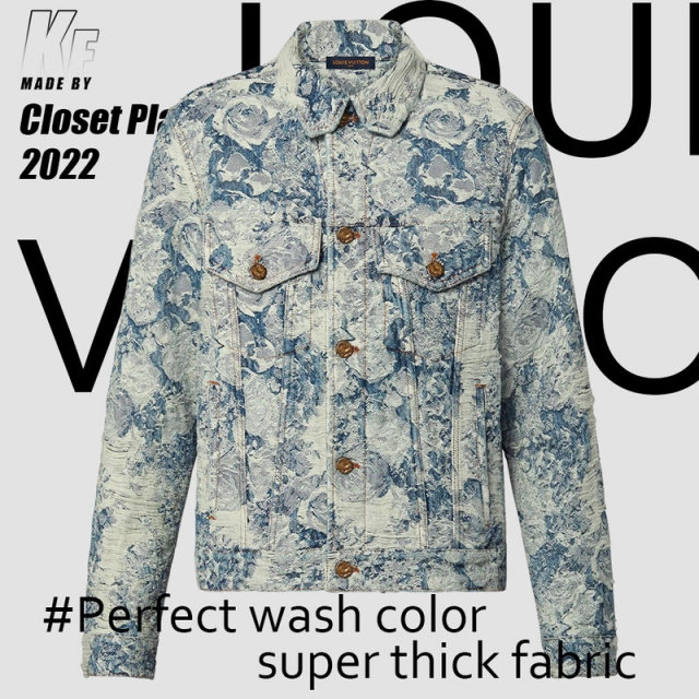 Louis Vuitton Flower Denim Jacket