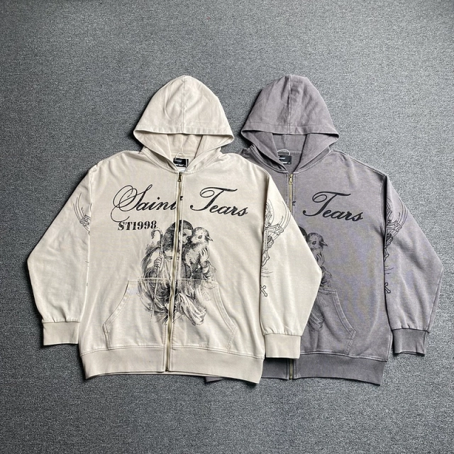 Saint Michael Tears Hoodie