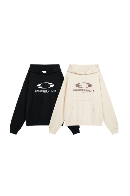 Grailz Circular Logo Letter Embroidery Hoodie