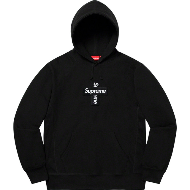 Supreme 20FW Cross Box Logo Hooded Sweatshirt