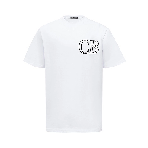 Cole Buxton CB Italic Logo Print Crew Tee