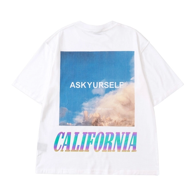 ASKYURSELF California Sky Print T-shirt