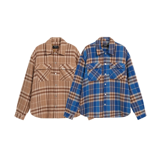 REPRESENT Flannel Check Jacket