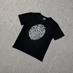 Vintage Style Fingerprint T-Shirt