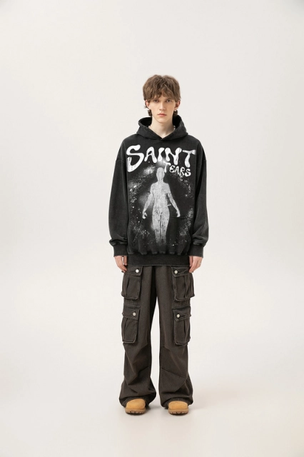 Saint Michael Denim Tears Hoodie