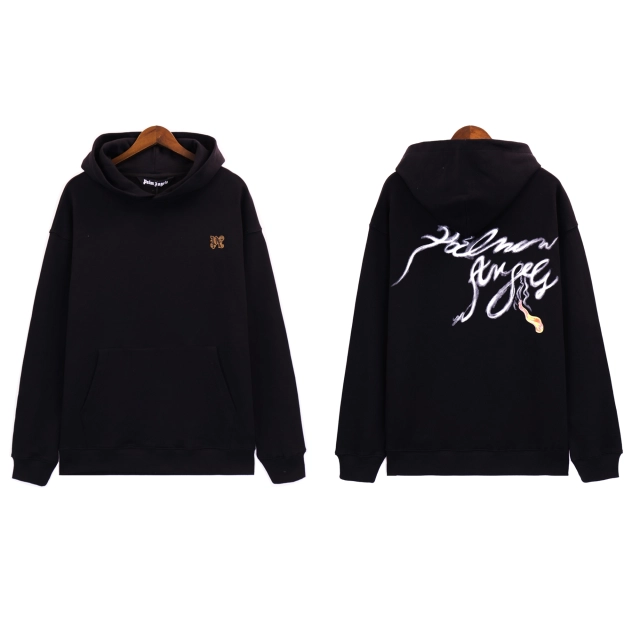 Palm Angels Heren Back Foggy Pa Hoody