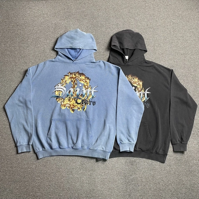 Saint Michael Denim Tears Hoodie