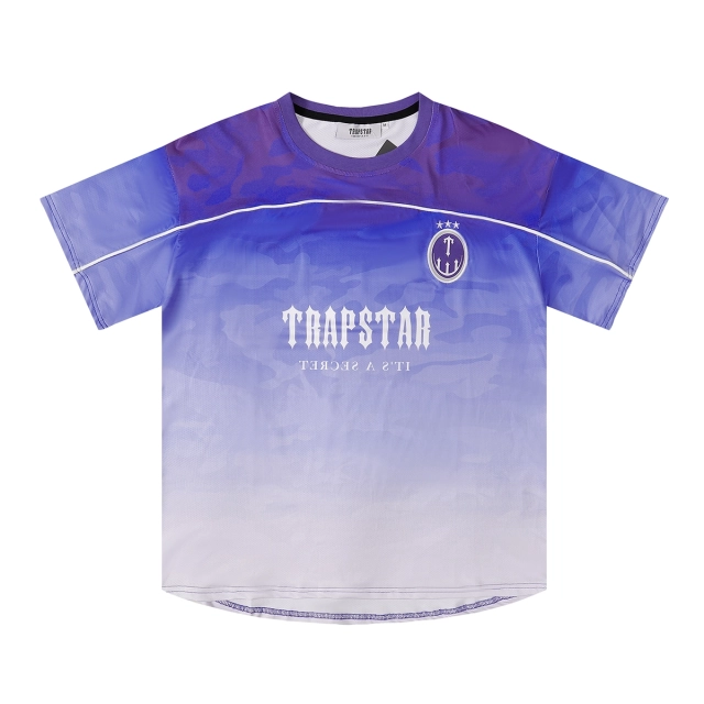 Trapstar Men&#039;s Football JERSEY Gradient Blue