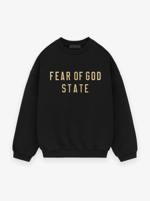 Fear of God Essentials Letter Print Crewneck Sweatshirt