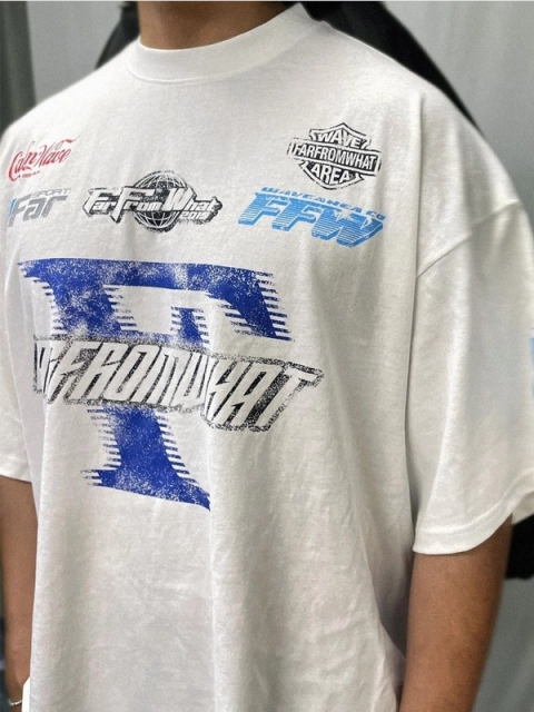 Far archive WASHED SPONSOR LOGO T-SHIRTS