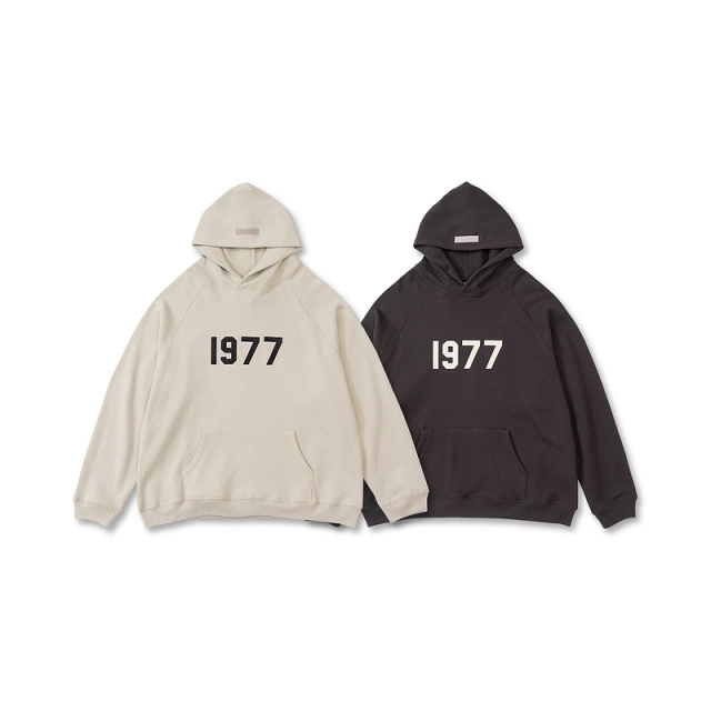 Fear of God ESSENTIALS HOODIE 1977 Digital Print Fleece Hoodie