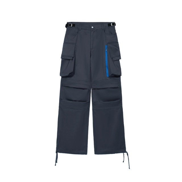 Far archive Functional Deconstructed Cargo Pants with Zipper Pockets