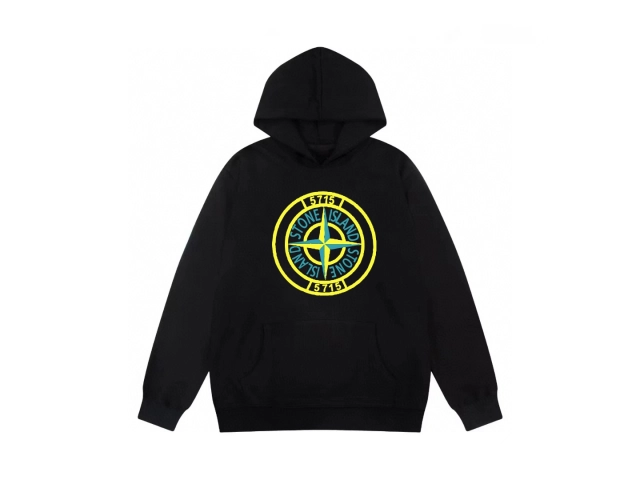 Stone Island logo Hoodie